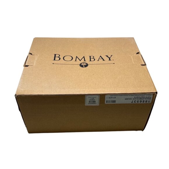 Bombay Double Tier Bracelet & Necklace Holder 10" Tall - Picture 3 of 8